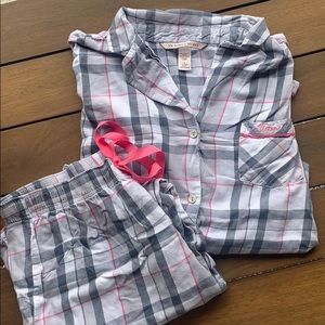 Victoria Secret Long Sleeve Pajama Set
